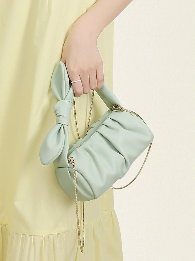 green bow detail handbag — view 11