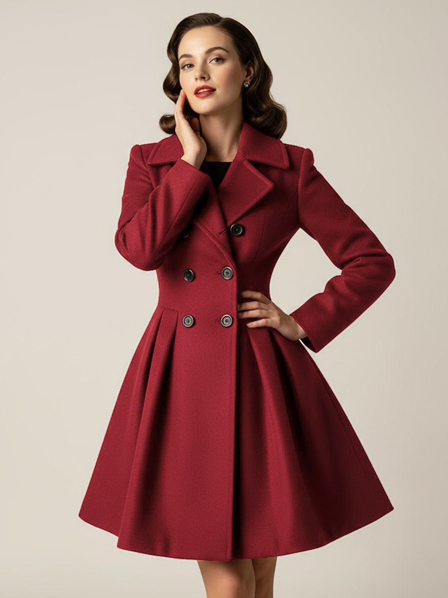 Green Double-Breasted Coat — view 18