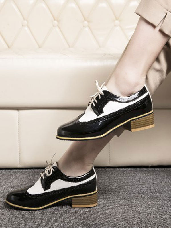 Sky Blue Lace-Up Loafers — view 5