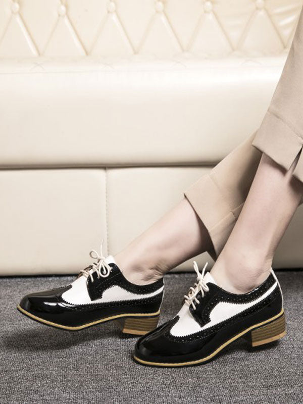 Sky Blue Lace-Up Loafers — view 4