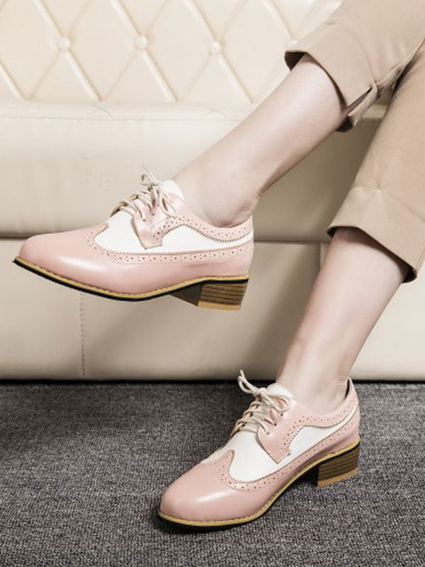 Sky Blue Lace-Up Loafers — view 8