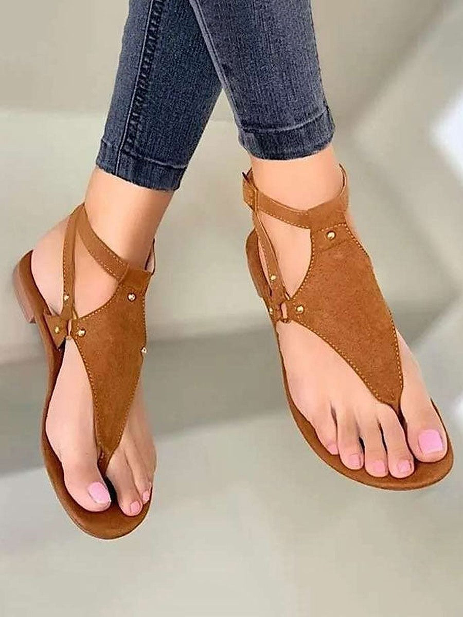 Gold Sandals — view 1