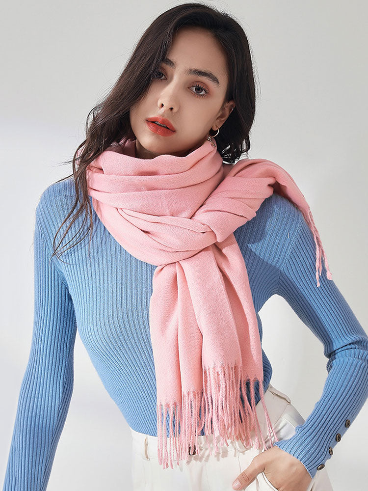 grey scarf — view 5