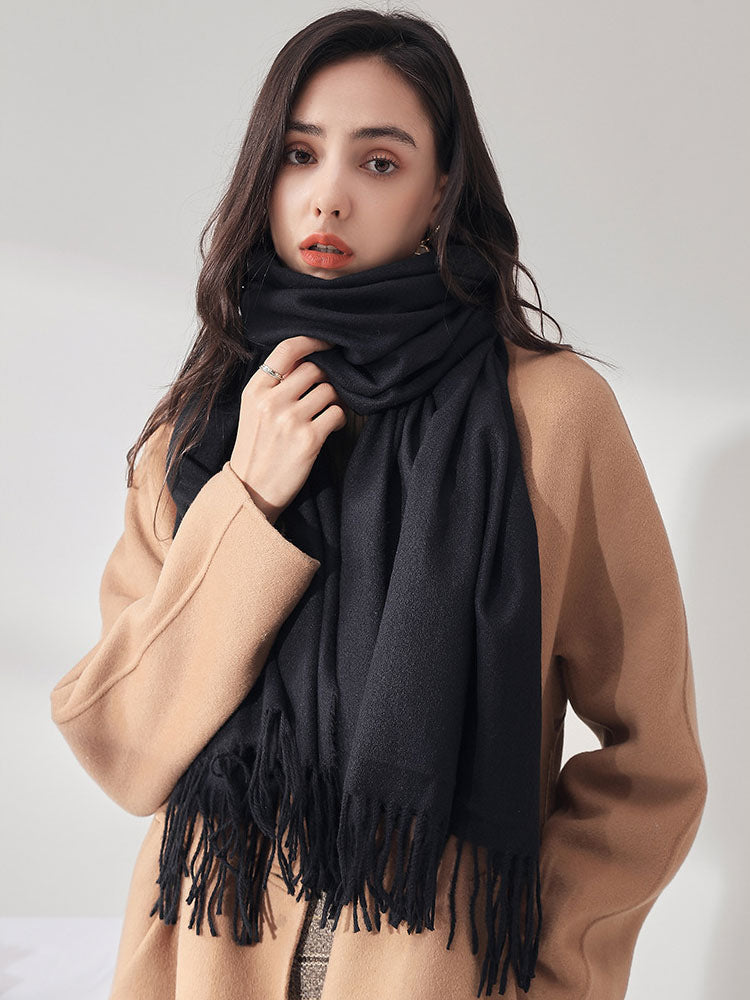grey scarf — view 3