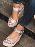 Python Wedge Sandals — view 4