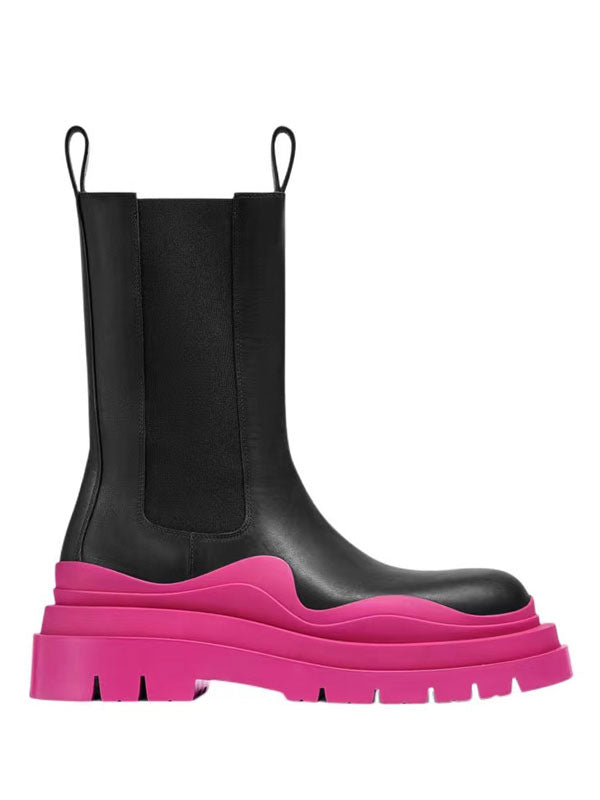Green Round-Toe Chelsea Boots — view 7