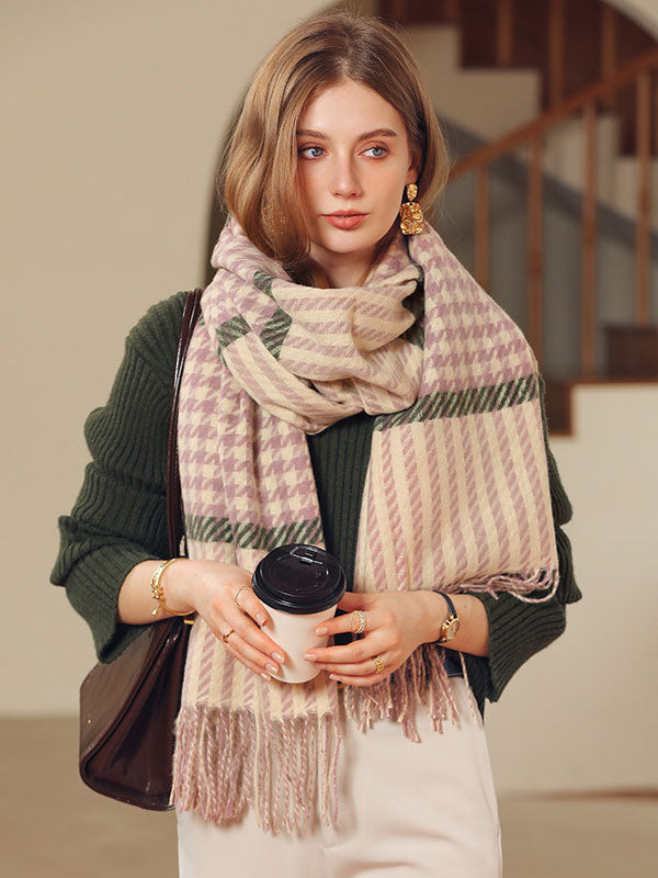 lilac longline scarf — view 5