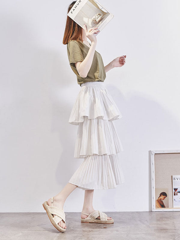 Apricot Round-Toe Lace-Up Sandals — view 5