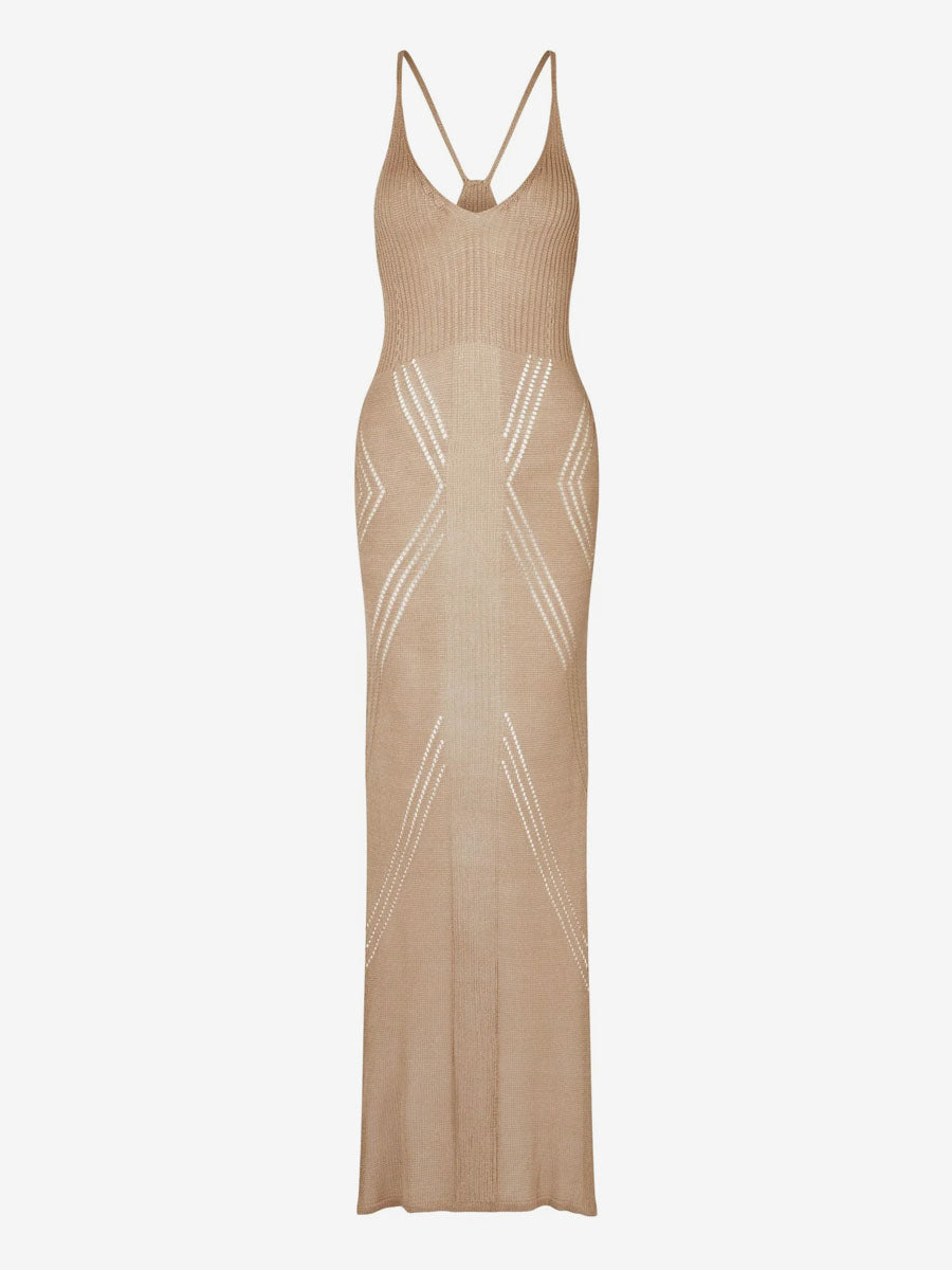 Black Sleeveless V-Neck Beach Cover-Up — view 5