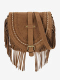 Khaki Suede-Effect Handbag — view 1