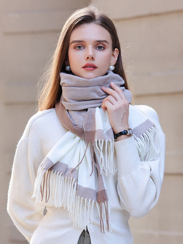 Green Plaid Scarf — view 2