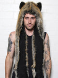 amber faux fur hat — view 9