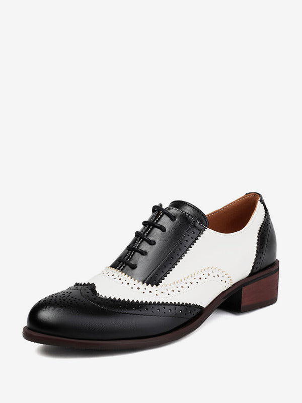 Gold Round-Toe Lace-Up Heels — view 2