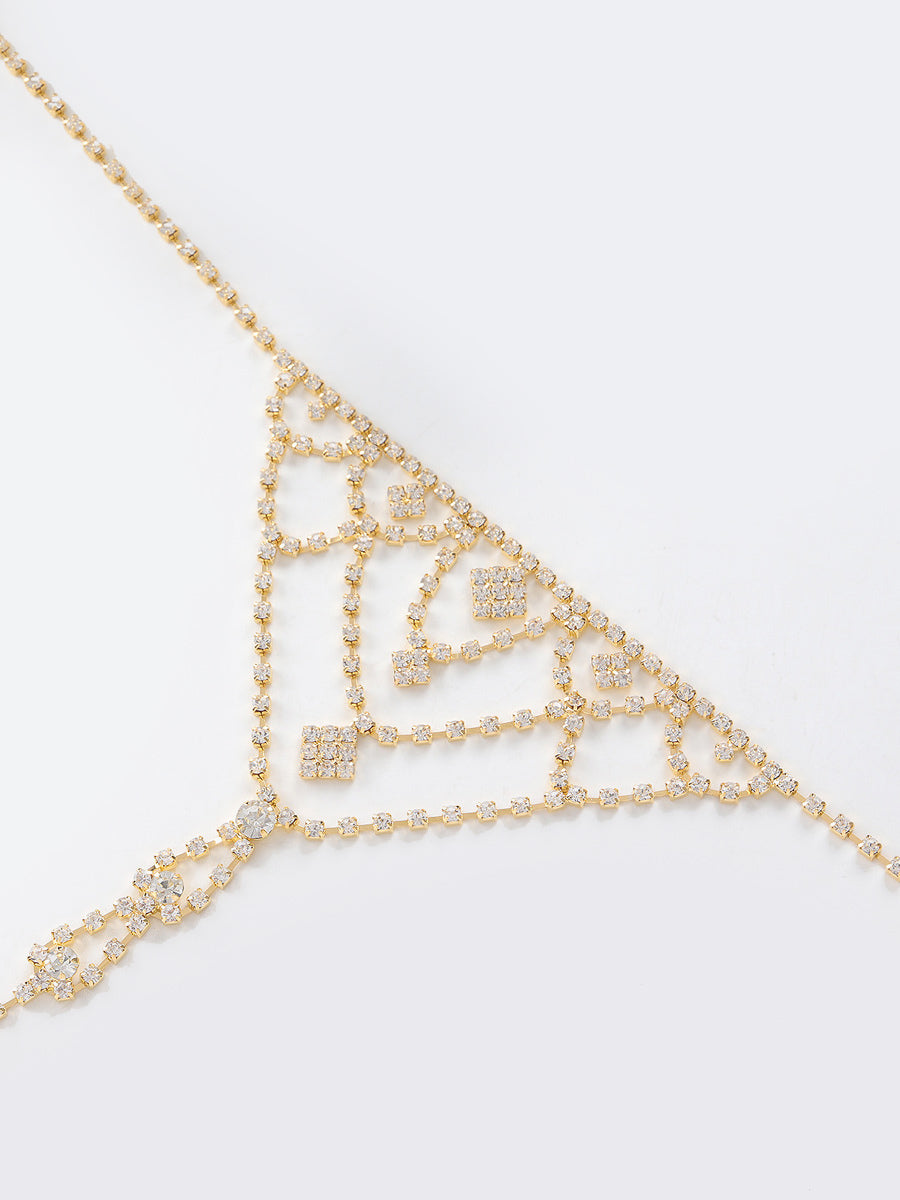 gold embellished bracelet — view 4