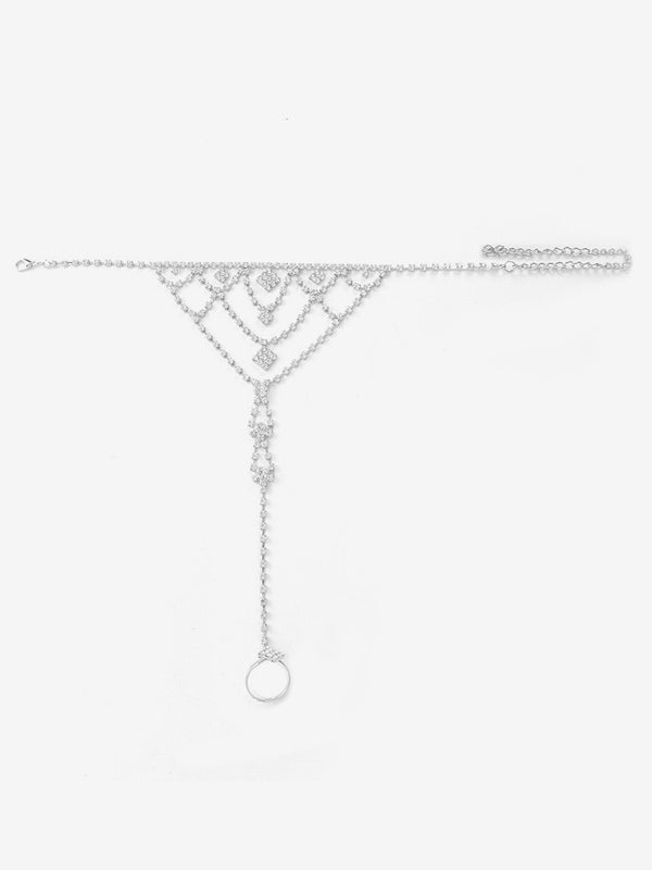 gold embellished bracelet — view 6