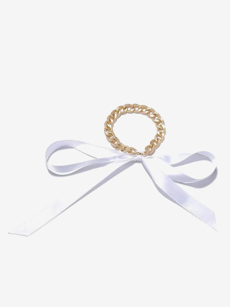 purple bow detail bracelet — view 2