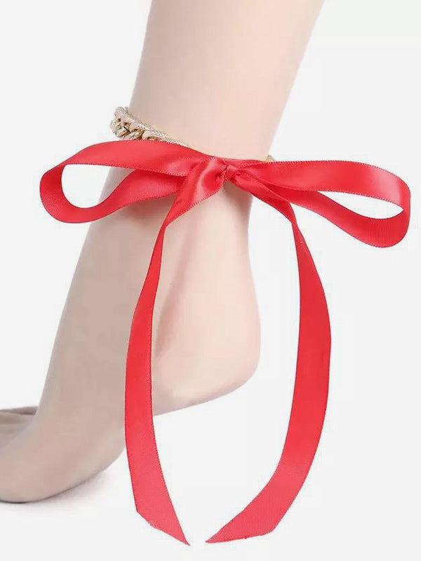 purple bow detail bracelet — view 6