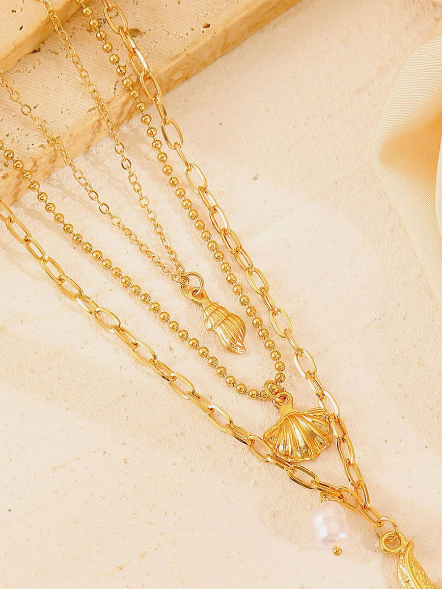 gold necklace — view 4