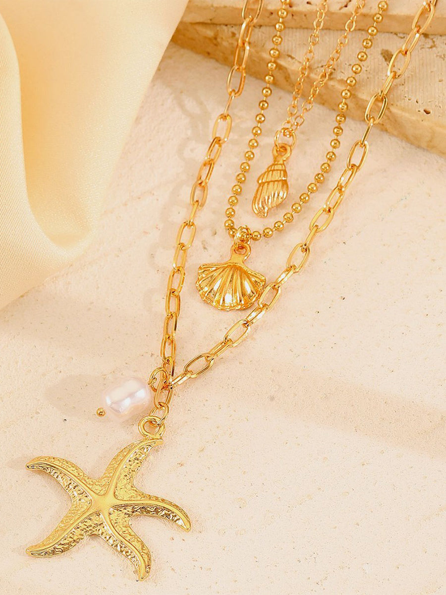 gold necklace — view 3