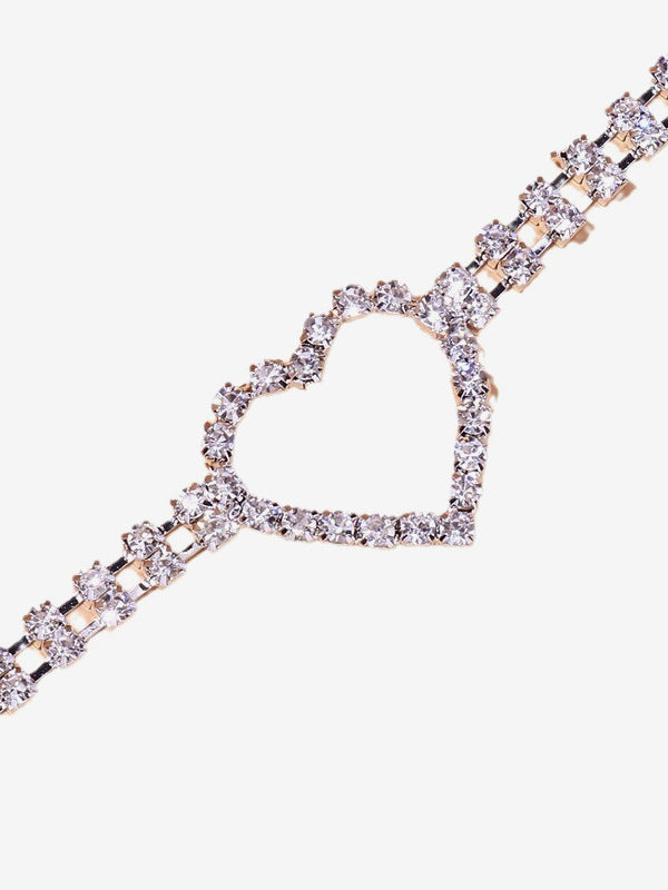 gold embellished bracelet — view 3