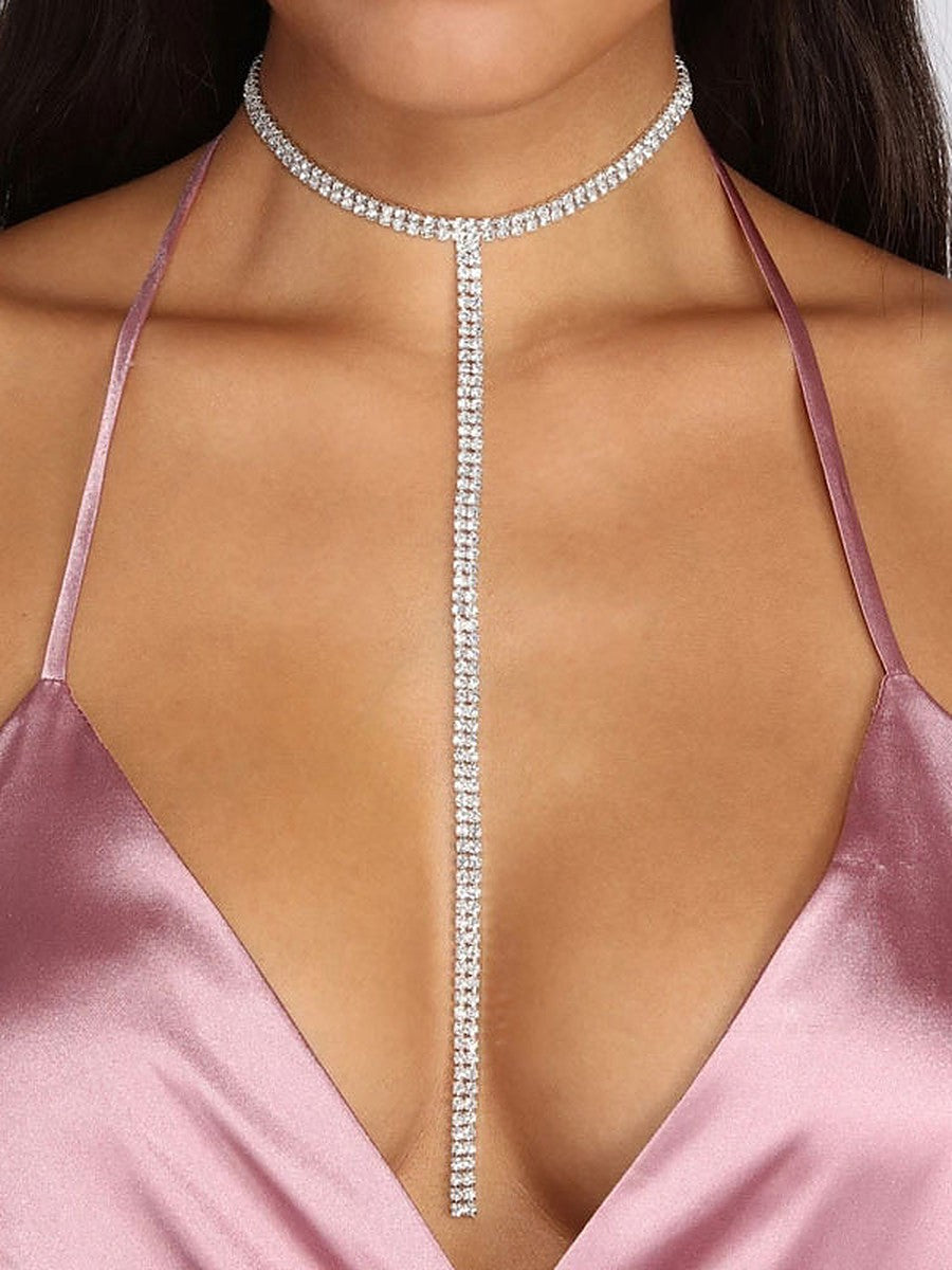 Gold Embellished Necklace — view 1
