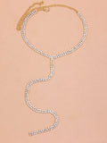 gold embellished necklace — view 4