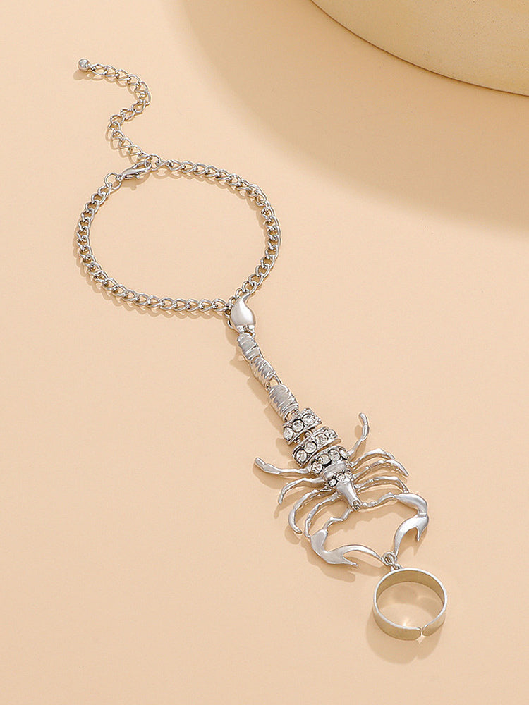 gold embellished bracelet — view 5