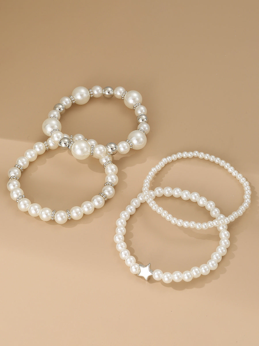 pink beaded bracelet — view 4