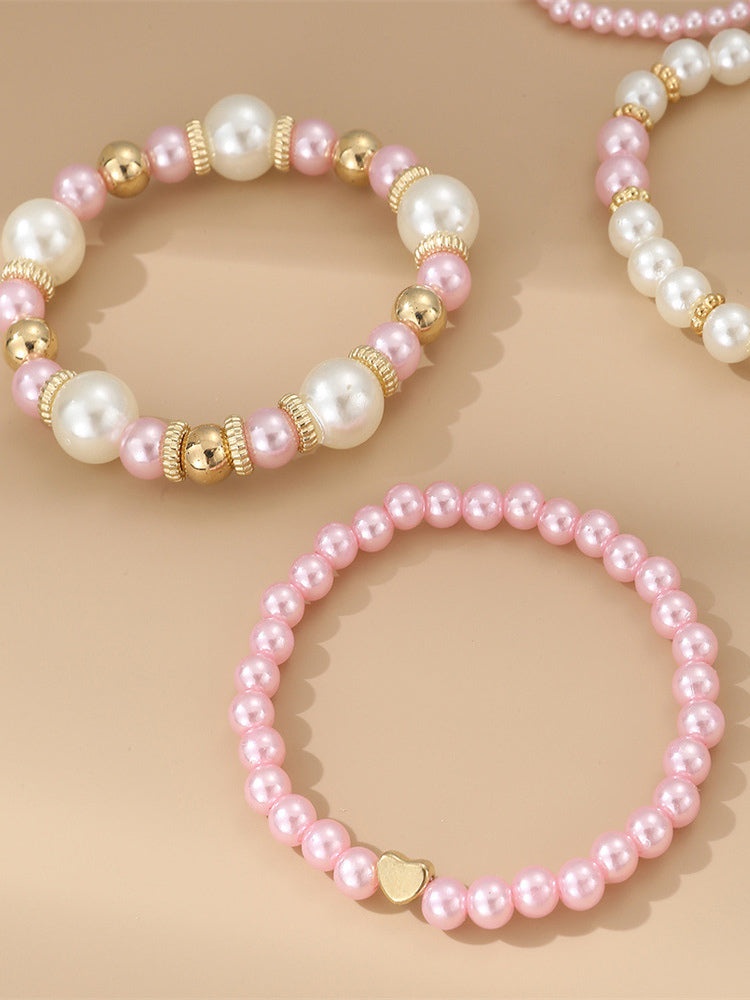 Pink Beaded Bracelet — view 8