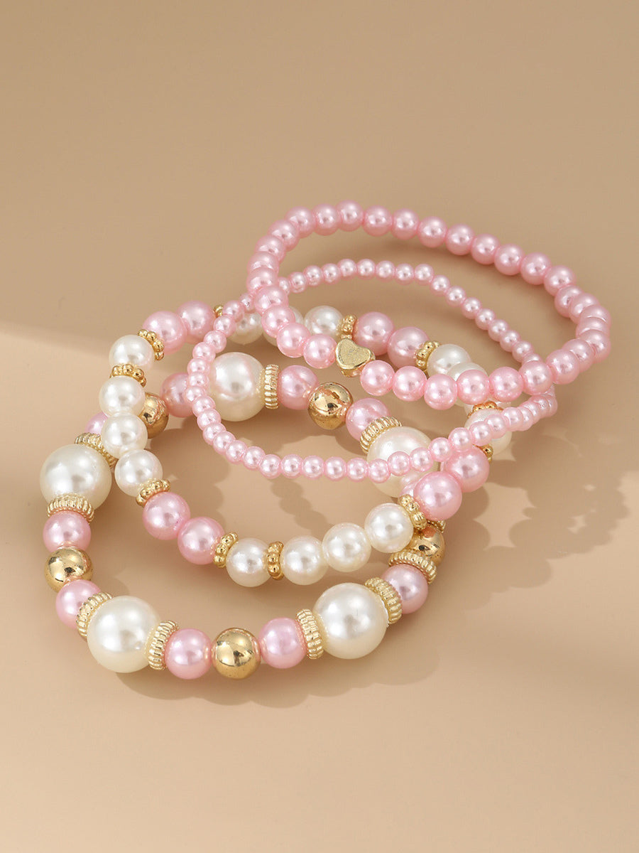 pink beaded bracelet — view 9