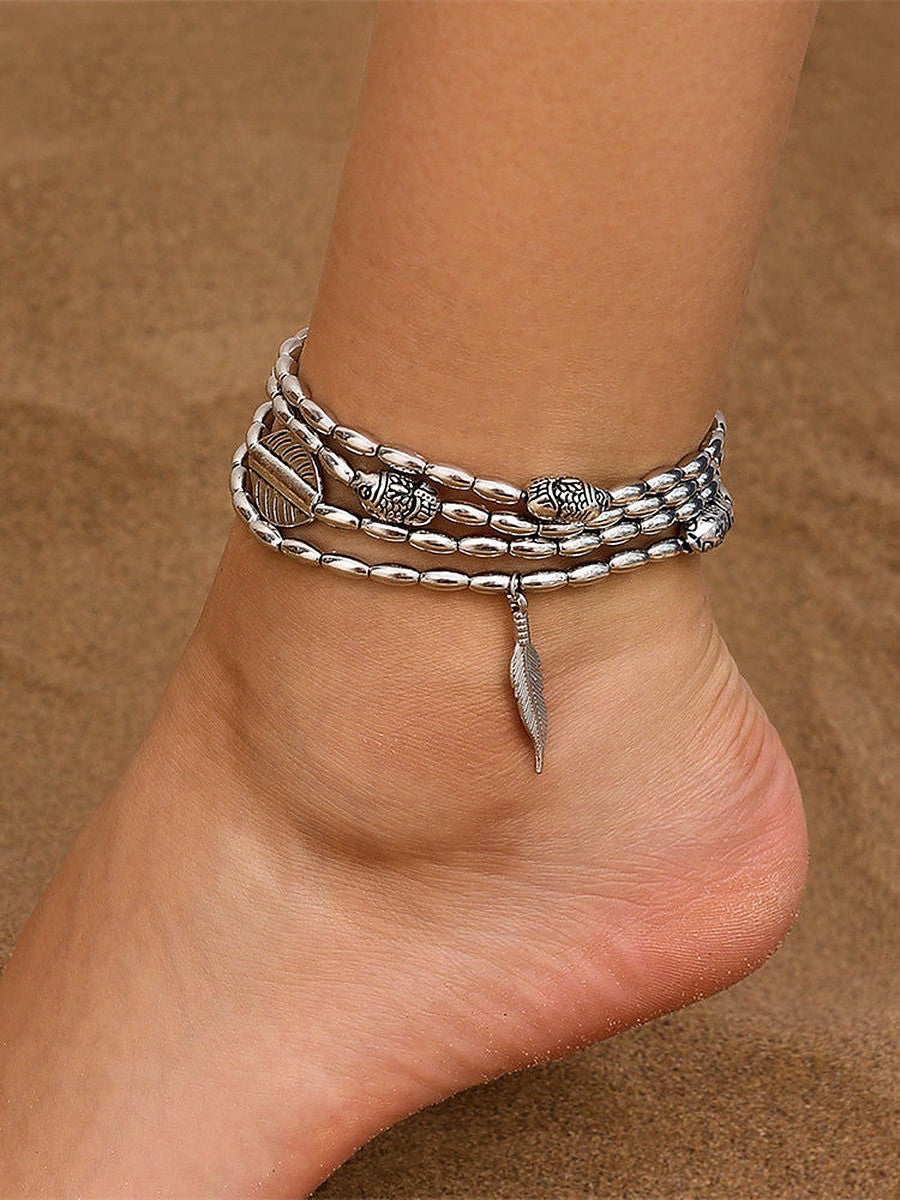 silver necklace — view 1
