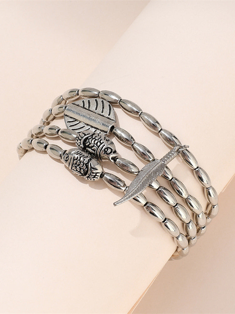 silver necklace — view 3