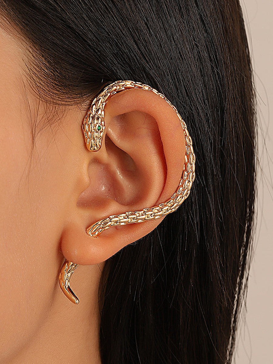 Gold Embellished Earrings — view 1