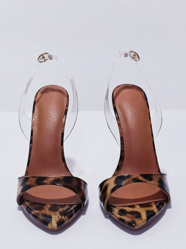 Green Stiletto Sandals — view 5