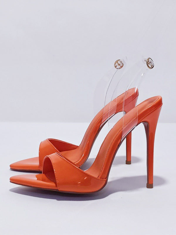 Green Stiletto Sandals — view 11