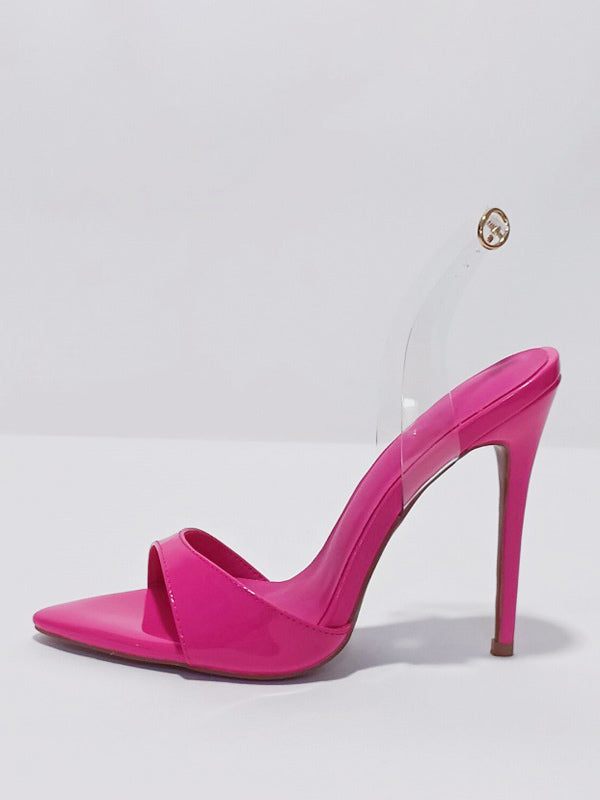 Green Stiletto Sandals — view 6