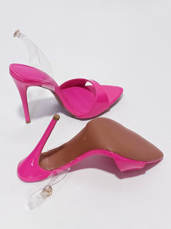 Green Stiletto Sandals — view 7