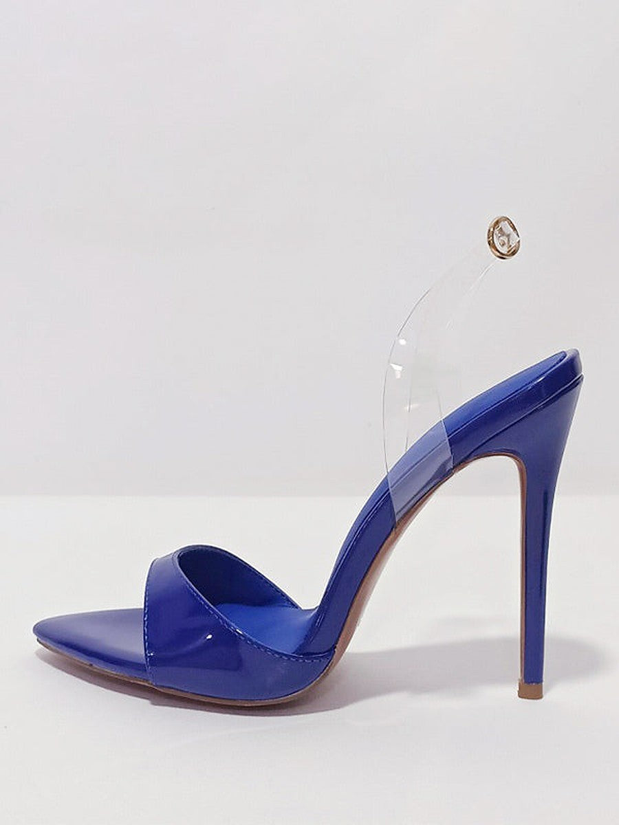Green Stiletto Sandals — view 1