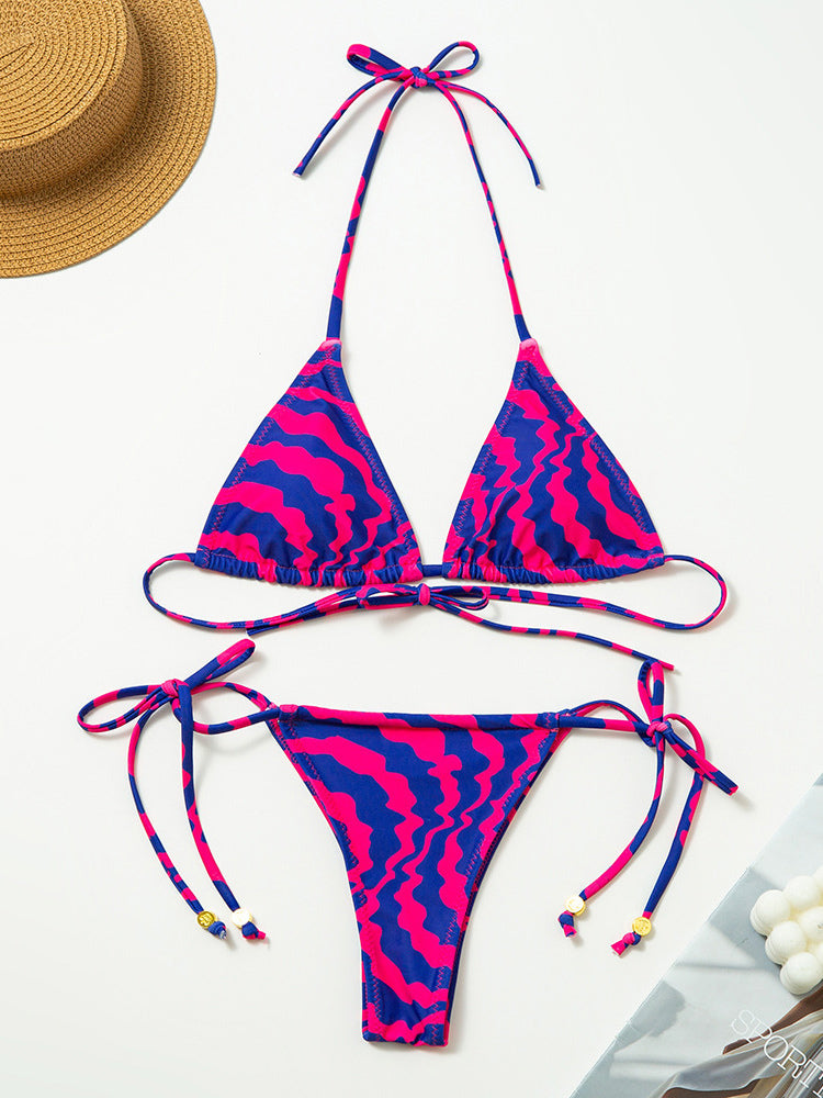 royal purple bikini set — view 4