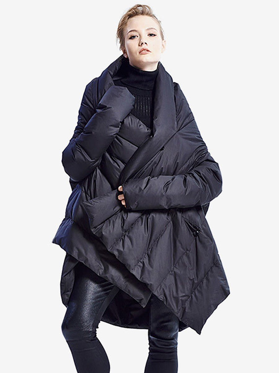 Red Puffer Jacket — view 1