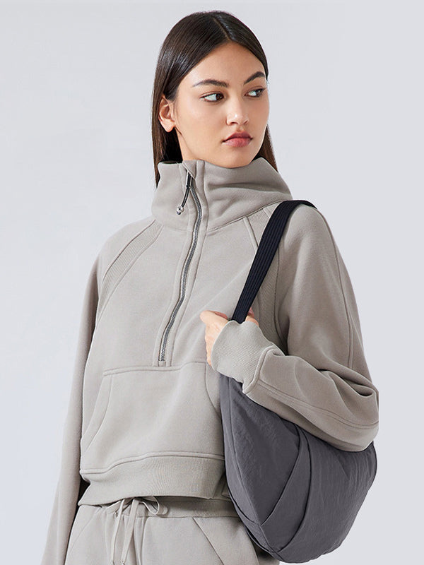 grey handbag — view 6