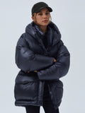 Black Puffer Jacket — view 1