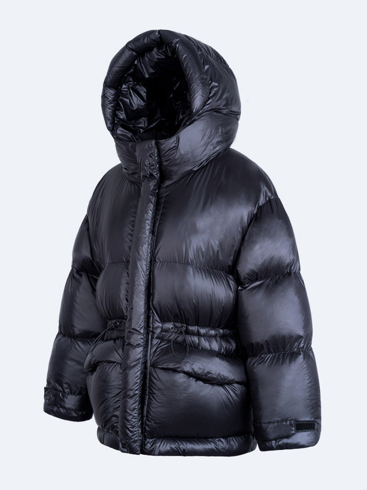 Black Puffer Jacket — view 5