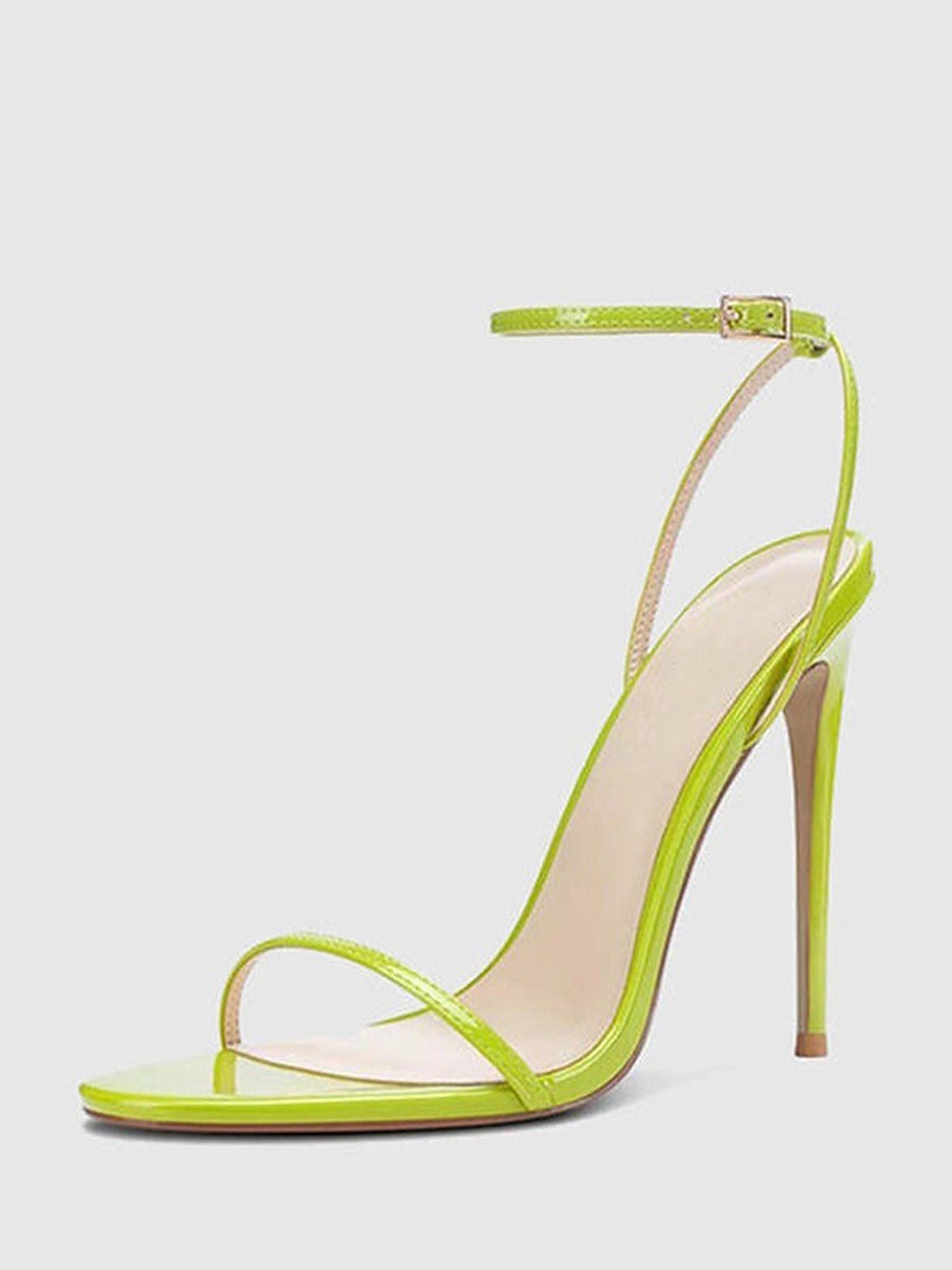 Yellow Open-Toe Sandals — view 1