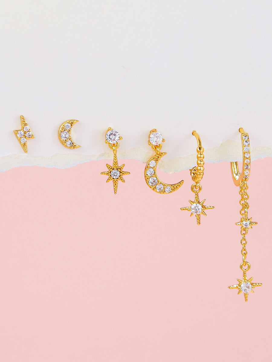 Gold Earrings — view 2