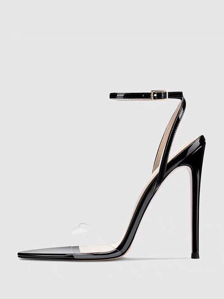 Apricot Open-Toe Stiletto Sandals — view 3
