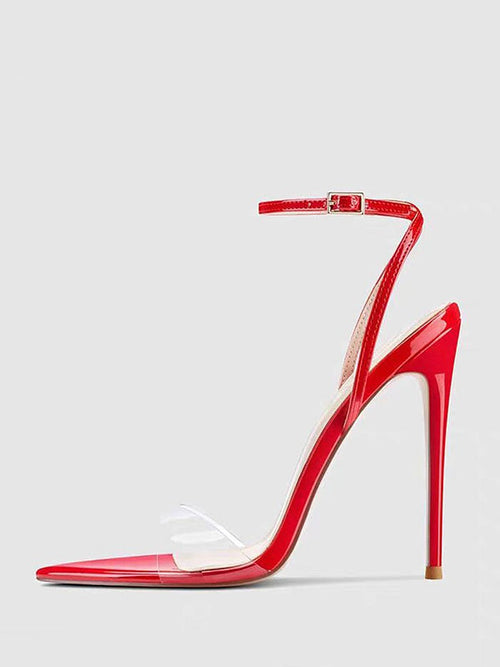 Apricot Open-Toe Stiletto Sandals — view 1