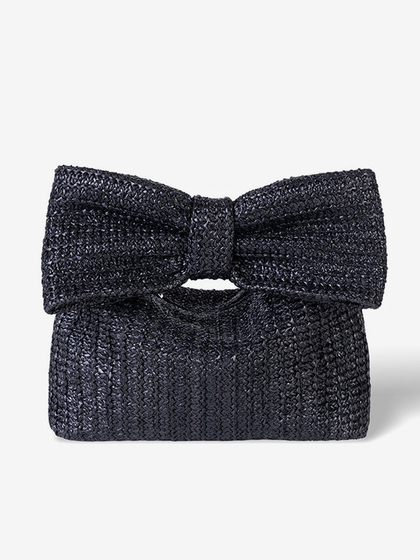rose bow detail handbag — view 5