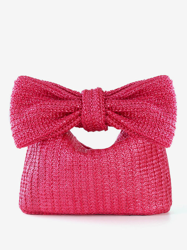 rose bow detail handbag — view 6
