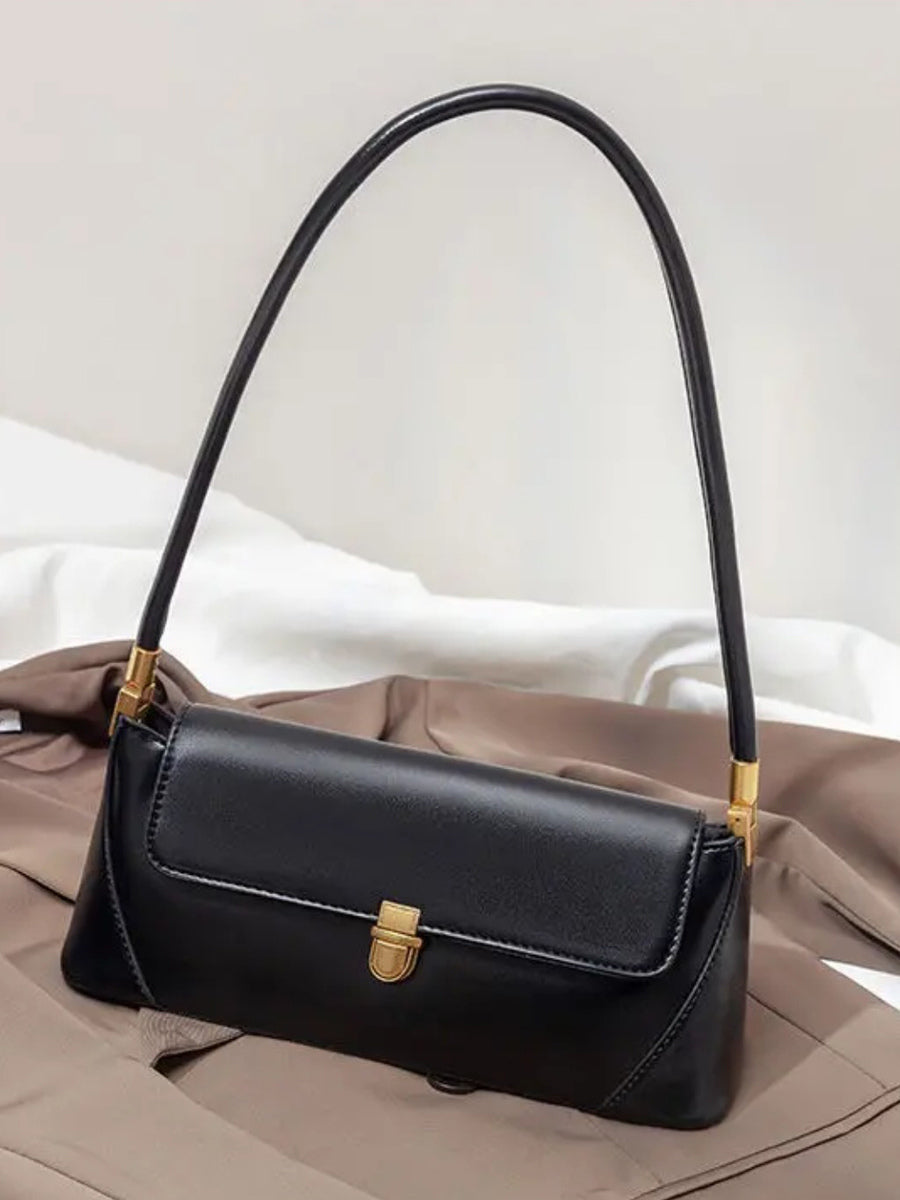 brown leather handbag — view 9